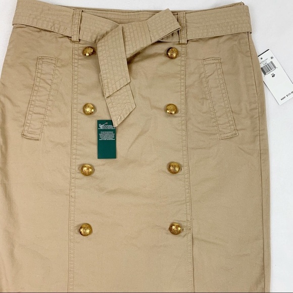 Beautiful Lauren Ralph Lauren Double Breasted Skirt- NWT! - Picture 1 of 12